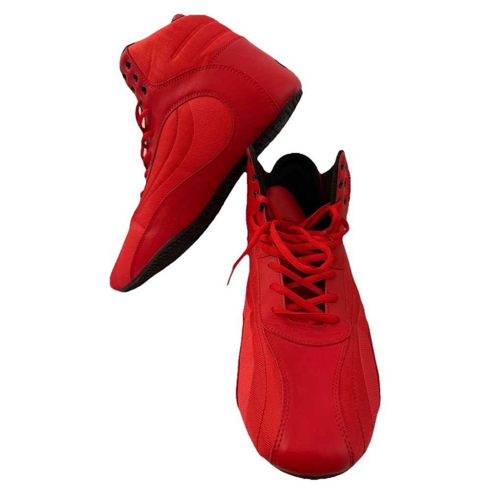 Ryderwear Red High Top Men's Gym Training Shoes Weightlifting US 13 EUR 46 EUC